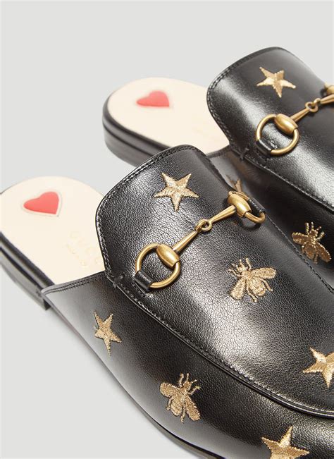 gucci princetown bee and star|Gucci Princetown Mule (Women) .